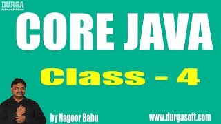 Learn Core Java Programming Tutorial Online Training by Nagoor Babu Sir On 06-03-2018