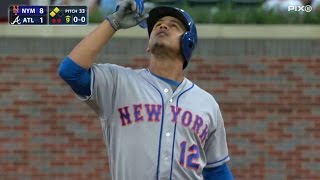 NYM@ATL: Lagares rips a two-run double to deep left