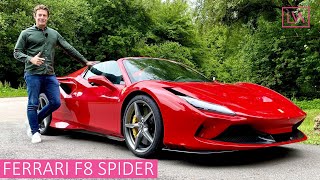 Essai détaillé Ferrari F8 SPIDER – 340 km/h SANS TOIT !!!