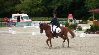 Isabelle Judet note une reprise dressage CCE poney