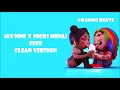 6ix9ine x nicki minaj fefe clean radio edit