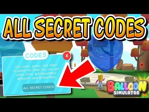 Secret Areas And Codes In Balloon Simulator Roblox Pakvim Net Hd Vdieos Portal - all new ballon simulator update 10 codes roblox