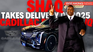 Shaq Rolls Out in the World’s First 2025 Cadillac Escalade IQ on 26” Travis Scotts (BREAKING NEWS)