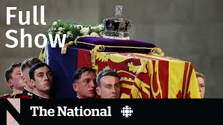 CBC News: The National | Queen lies in state, Antipsychotics misuse, Carmakers go electric