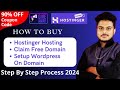 How To Buy Hosting From Hostinger (Claim Free Domain) In 2024 | 70% + 20% OFF | Techibanda |