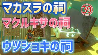 マカスラの祠、ウツショキの祠、マクルキサの祠　宝箱全部　行き方　攻略　ゼルダの伝説　ティアーズ オブ ザ キングダム　ティアキン㊴