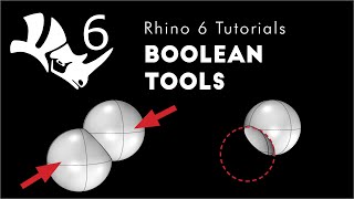 Rhino 6 3D Modeling 1.09 Basic Boolean Tools