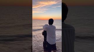 வாங்க அமெரிக்கா-ல Sunset பார்க்கலாம்❗️🌅#shorts#ytshorts#trendingshorts#reels #usa#couple#india#