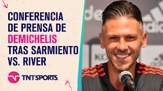 EN VIVO: Martín Demichelis habla en conferencia de prensa tras Sarmiento vs. River