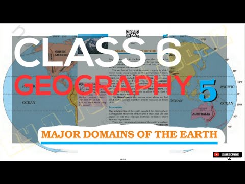 Class 6 Geography Chapter 5 Major Domain Of The Earth | Question Answer ...