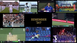 Unforgettable Cricket Moments of 2024