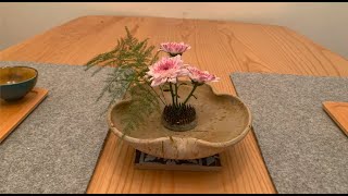 【娜式花藝】小小品 餐桌花｜Flower arrangement｜修剪下來的花材不要馬上丟  一分鍾讓餐桌提高檔次