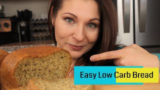 Low Carb Bread - Keto Bread Recipe in Bread Machine (Easy to make)