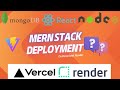 Deploying Vite React Frontend Project on vercel | Node.js express Server  on render | _letsbug