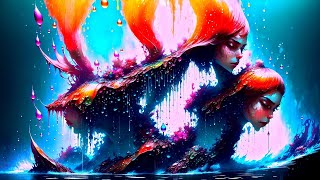 Ai Generated Video - Magic Dreamscape Art Animation, Amazing Colorful Visuals Created by Ai