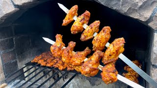 Uzbekistan Street Food Style Chicken Wings