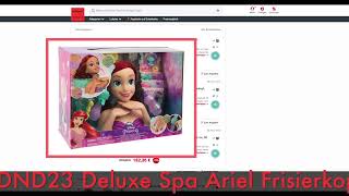 Schnäppchen des Tages 26.09 - Giochi Preziosi Disney Prinzessin DND23 Deluxe Spa Ariel Frisierkopf