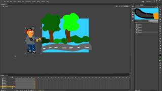 Flash CC tutorial: Basic Animation using Classic Tween