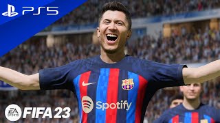 FIFA 23 - Barcelona vs. Real Sociedad - Copa Del Rey 22/23 Quarter Final Match | PS5™ [4K60fps]