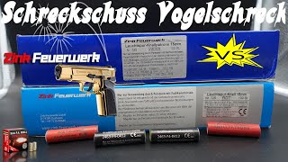 (Schreckschuss 2024) Zink VS Zink VS Bombette/Vogelschreck vergleich 15mm/RG96