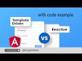 Template Driven Forms vs Reactive Forms in Angular | Angular Form Example