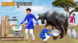 Lalchi Doodh Wala Hindi Bedtime Stories Moral Stories Hindi Kahani Hindi Stories Funny Comedy Video