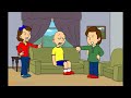 Caillou gets grounded for nothing