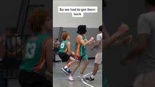 Trash Talkers want to FIGHT! #shorts #basketball #fight