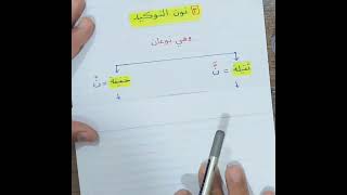 انواع النون في اللغة العربية الاستاذ خالد عبدالعزيز