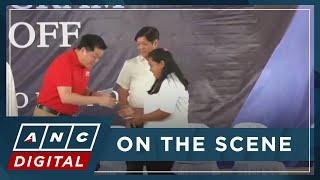 WATCH: Marcos leads distribution of confiscated smuggled rice to 4Ps beneficiaries in Surigao | ANC