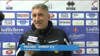 Pescara - Gubbio 2-2 Torrente: "Io a Pescara? Fanno piacere le voci"