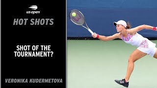 Veronika Kudermetova Finds Crazy Angle | 2022 US Open