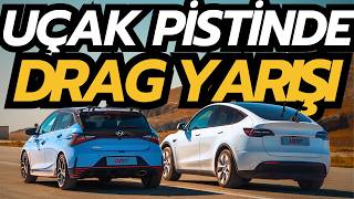 Hyundai i20N vs Tesla Model Y SR: DRAG YARIŞI