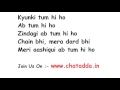 Tum Hi Ho From Aashiqui 2 Lyrics