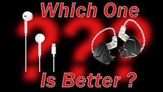 comparison between IEM and Apple EarPods Which One is Right for You?