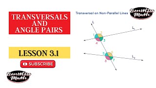 Transversals and Angle Pairs | Geometry | Limitless Math