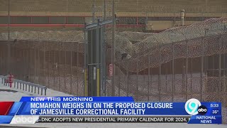 McMahon weighs in on proposed merger of Jamesville Correctional and Justice Center