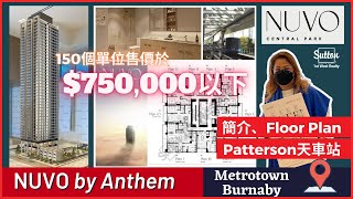 NUVO by Anthem｜Preview｜Floor Plan and promotion｜Sutton 1st West Realty