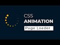 CSS Page Loading Animation CSS3 Loader CSS3 Animation Tutorial | csPoint
