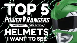 HELMETS I Want or Expect for the Power Rangers Lightning Collection! | Toku Top 5