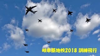 岐阜基地航空祭2018の事前訓練飛行F-15E等が爆音すぎて、ず～っと見ていられる動画【F-15 F-4 F-2 C-1 T-4】