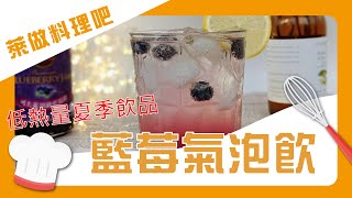 【萊做料理吧】藍莓氣泡飲｜Anti Additive｜Vegan｜nut｜halal｜ESG