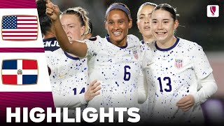 United States vs Dominican Republic | Highlights | Concacaf W Gold Cup Women's 20-02-2024