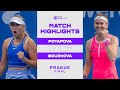 Anastasia Potapova vs. Marie Bouzkova | 2022 Prague Final | WTA Match Highlights