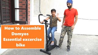How to assemble Domyos Essential Exercise Bike / How to install Domyos Essential Exercise Bike