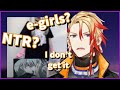 Axel doesn't understand JAPANESE E-GIRLS! 【Holostars EN | Axel Syrios】