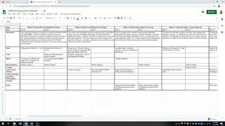 A Guide to our Syllabus Calendar