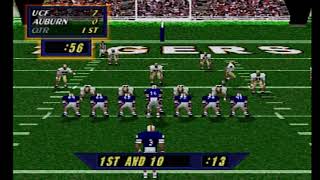 NCAA Football '98 (Simulation Season Mode - Central Florida Knights 2-2 vs Auburn Tigers 2-1)
