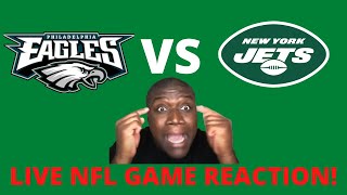 LBJ SHOW – NEW YORK JETS VS PHILADELPHIA EAGLES LIVE GAME PLAY BY PLAY REACTION!