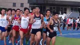 日体大記録会 男子5000m 26組 2016年9月25日